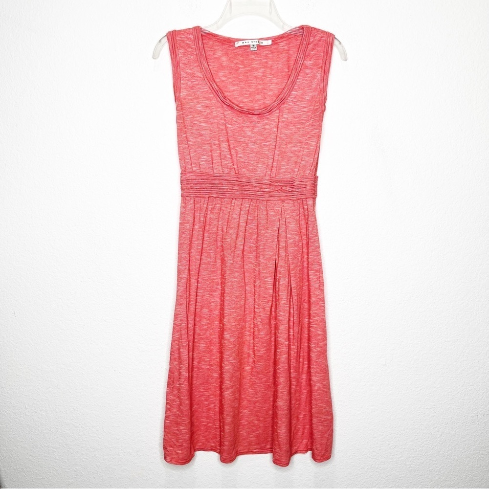 Coral Sleeveless Dress